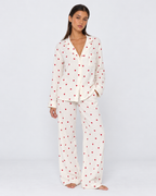 Loovay Amourine Pyjamaset met Blouse en Lange Broek