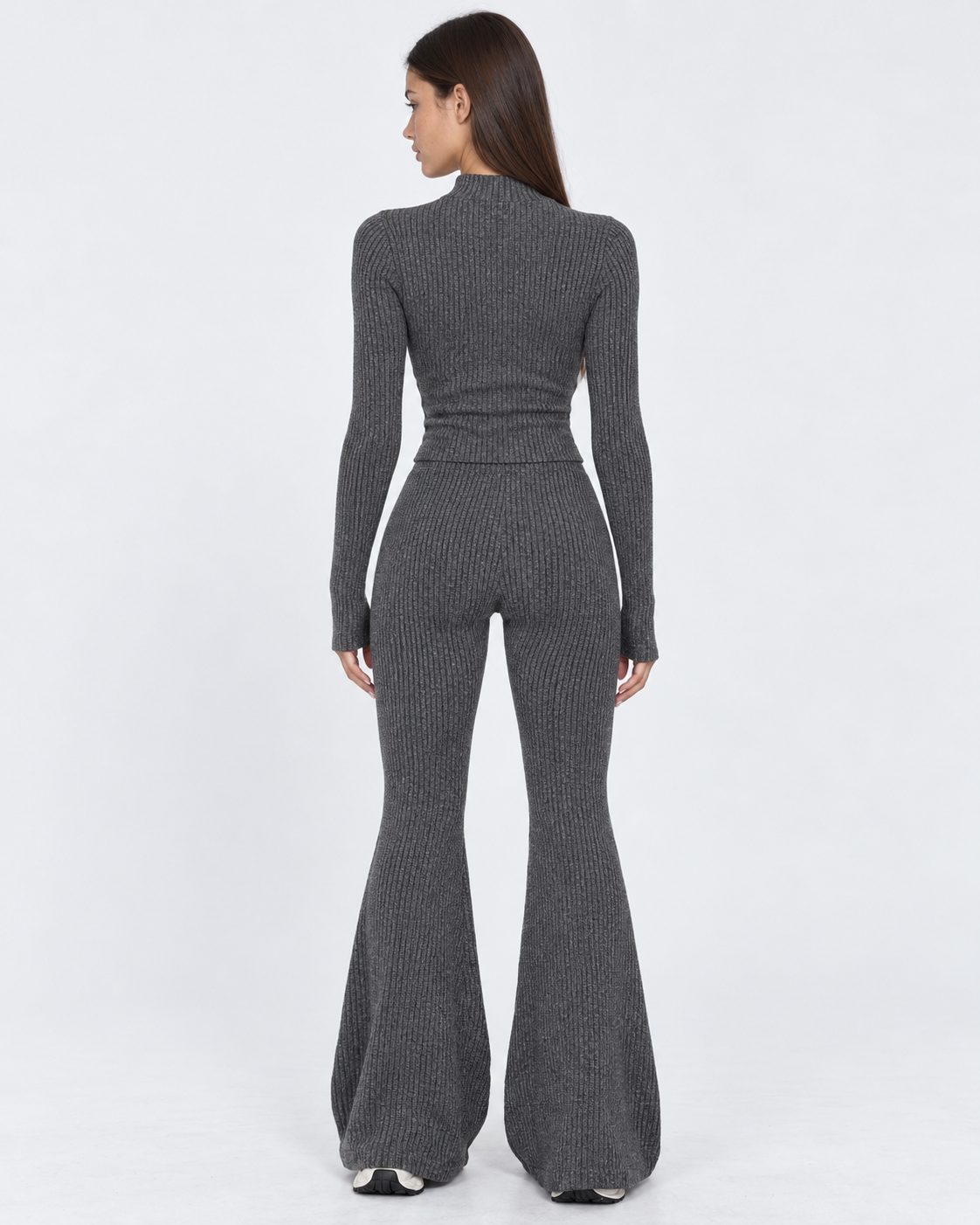 Loovay Maillora Gebreide Set met Ritsvest