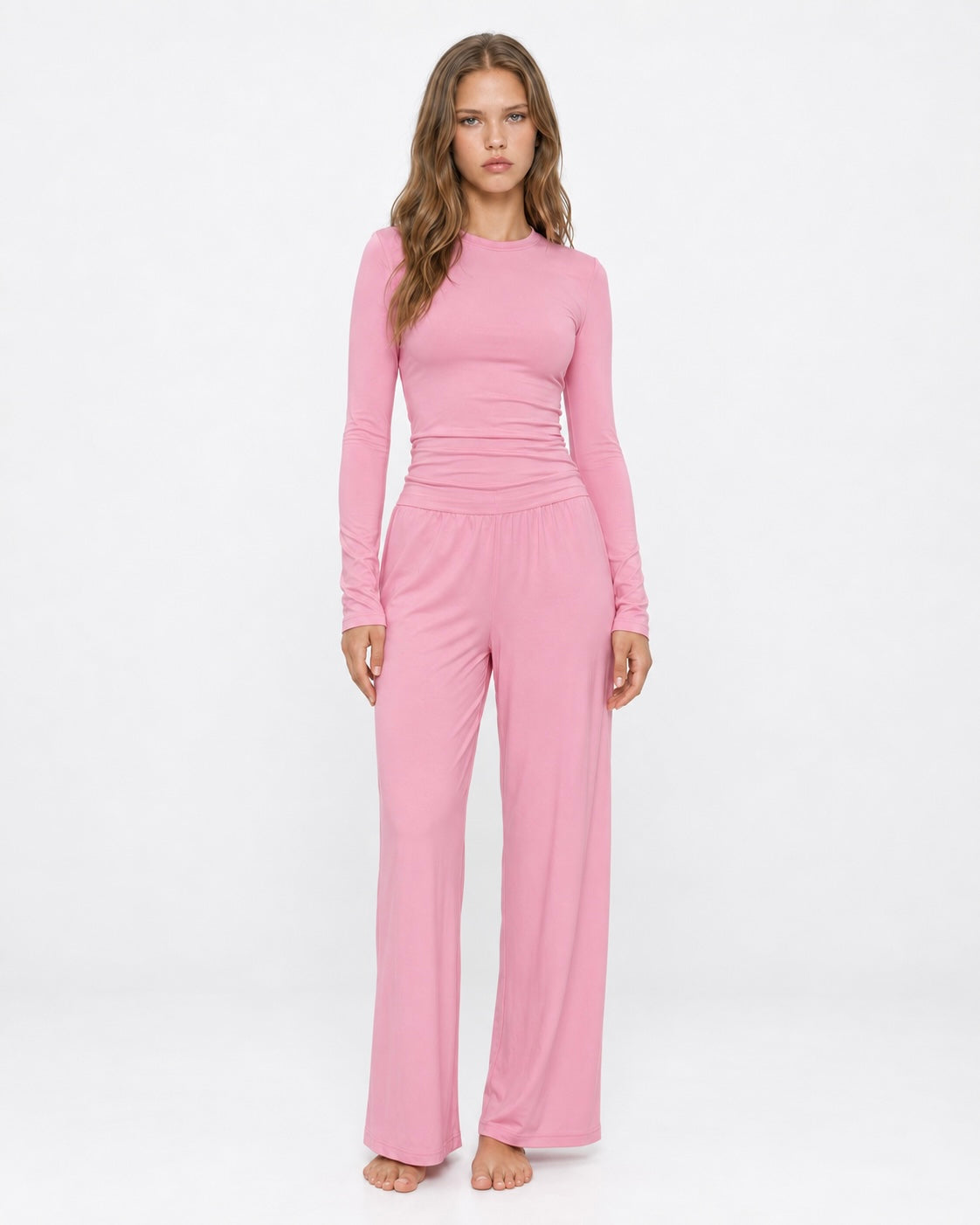 Loovay Rêverose Loungeset met Wijde Broek