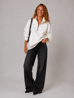 Loovay Mevrine Sweater met Halve Rits