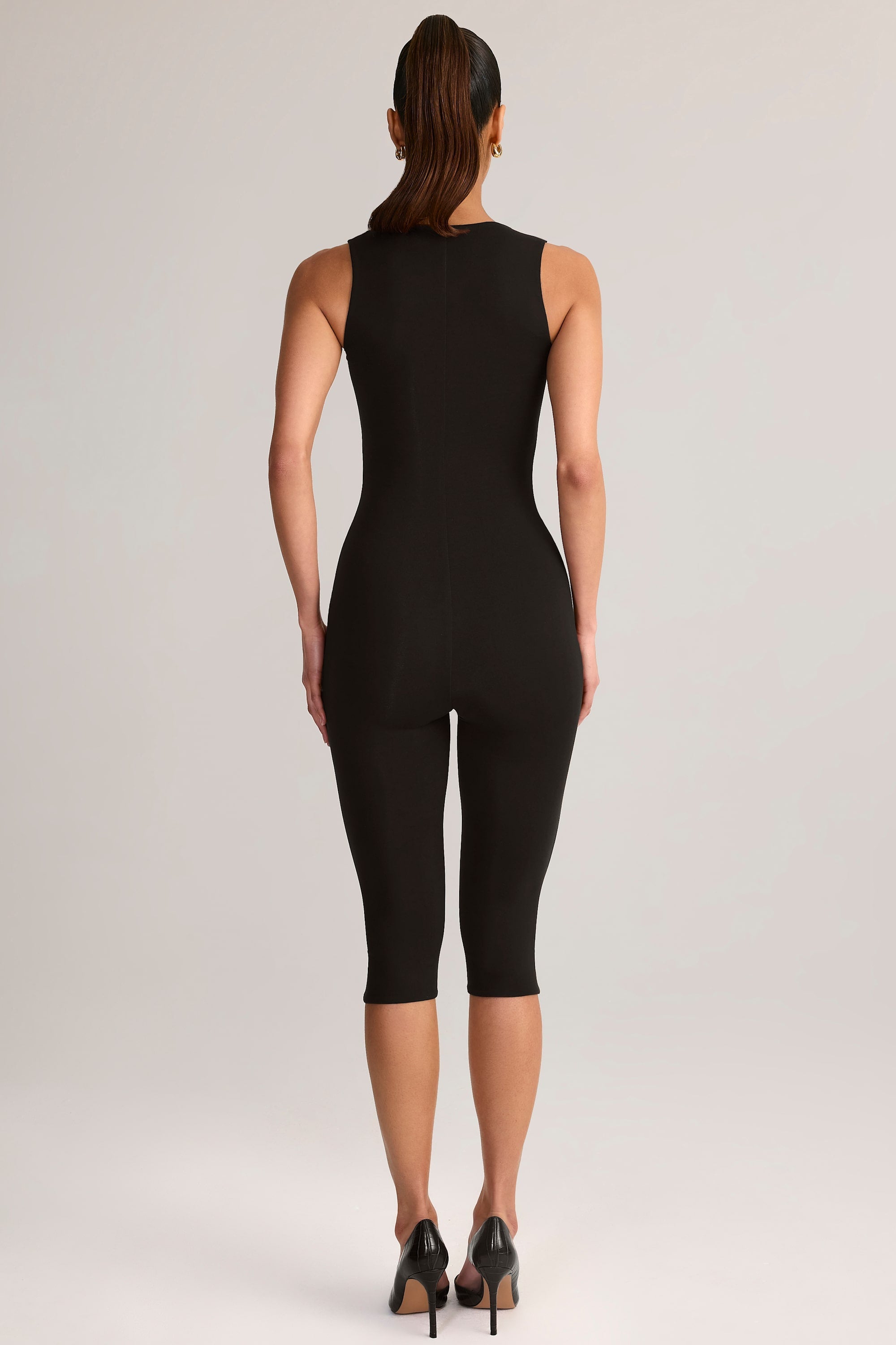 Loovay Luméa Jumpsuit, Capri met Vierkante Halslijn