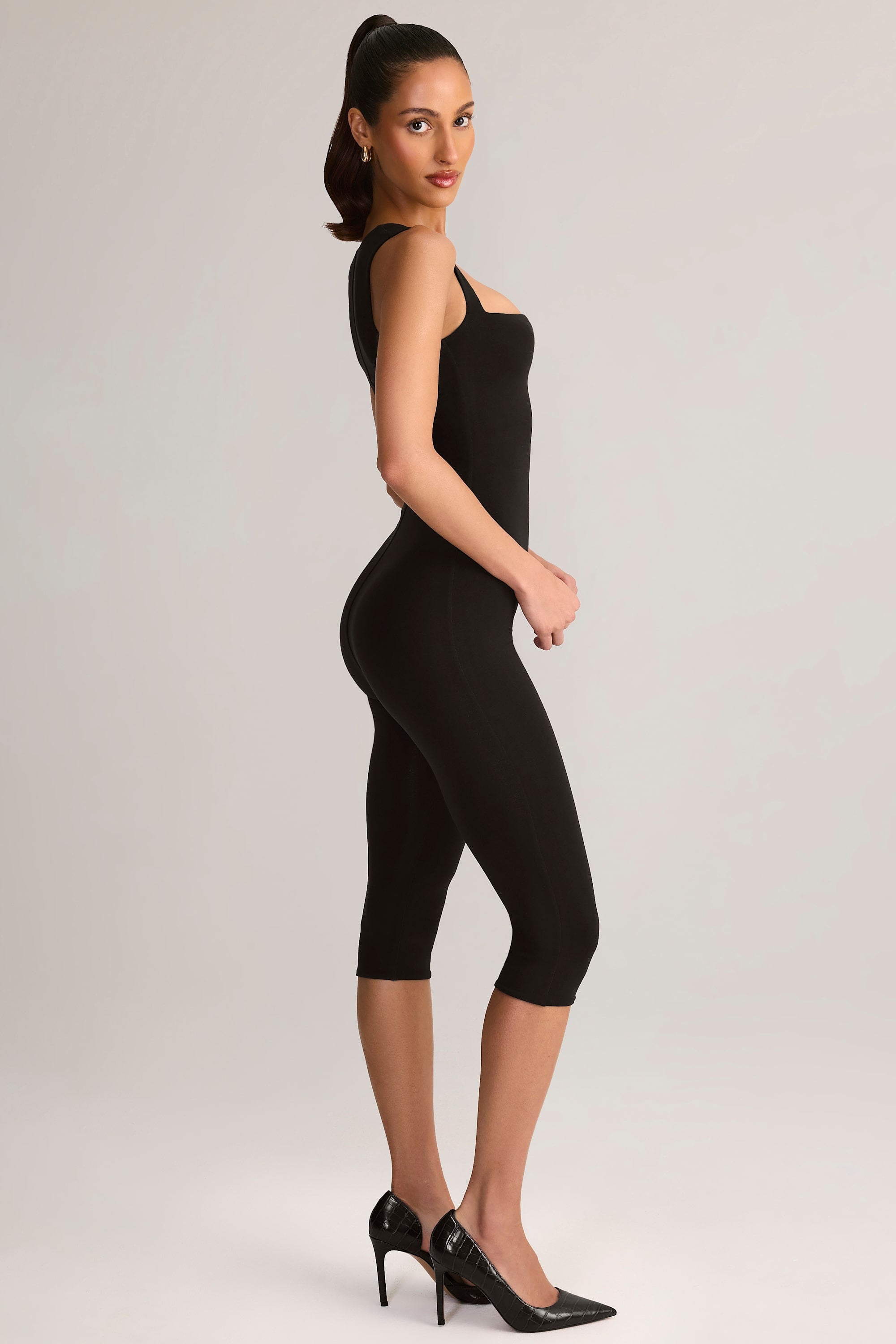 Loovay Luméa Jumpsuit, Capri met Vierkante Halslijn