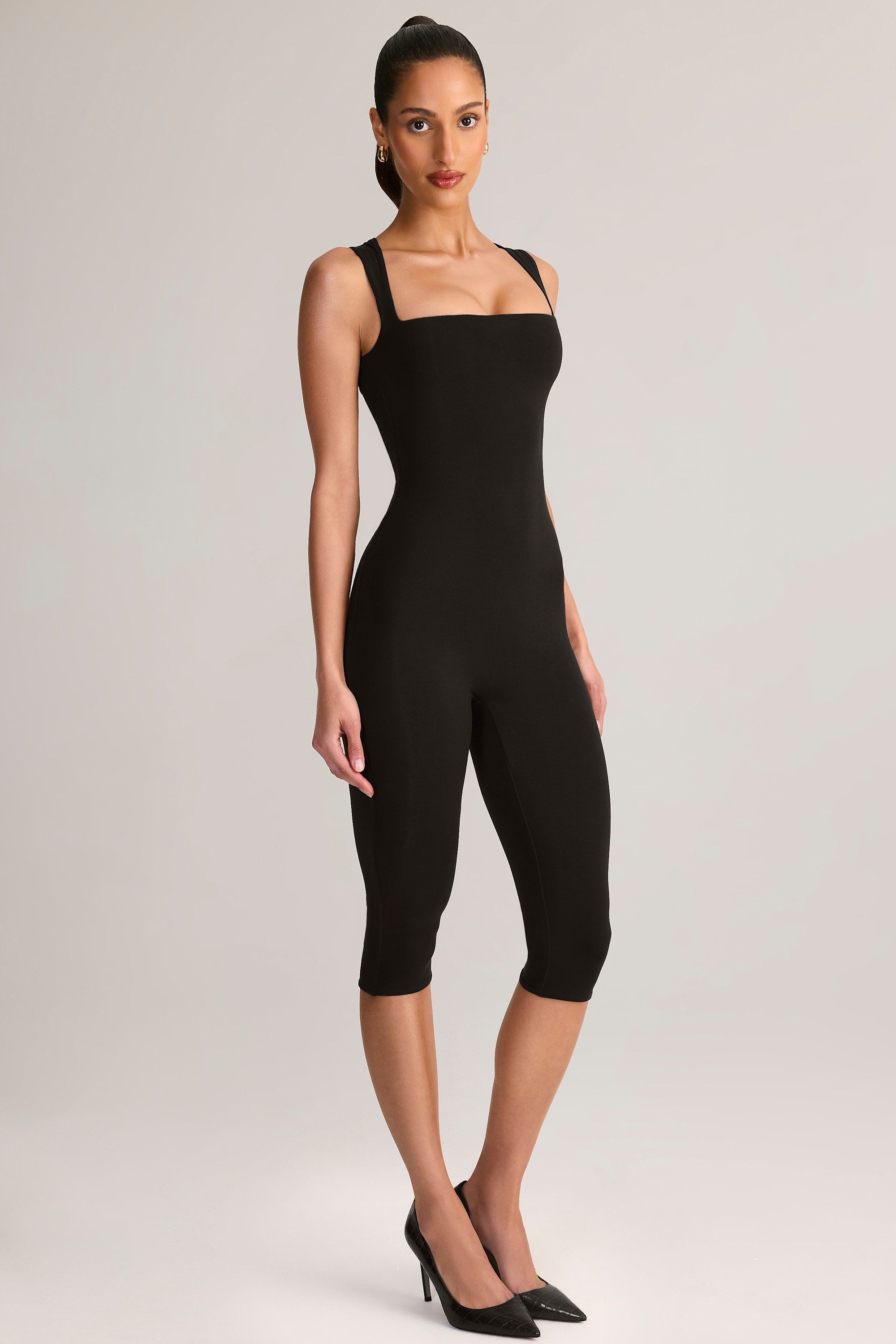 Loovay Luméa Jumpsuit, Capri met Vierkante Halslijn