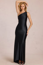 Loovay Adeline Jurk, One Shoulder Maxi