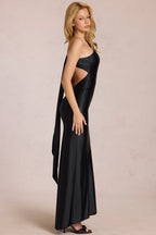 Loovay Adeline Jurk, One Shoulder Maxi