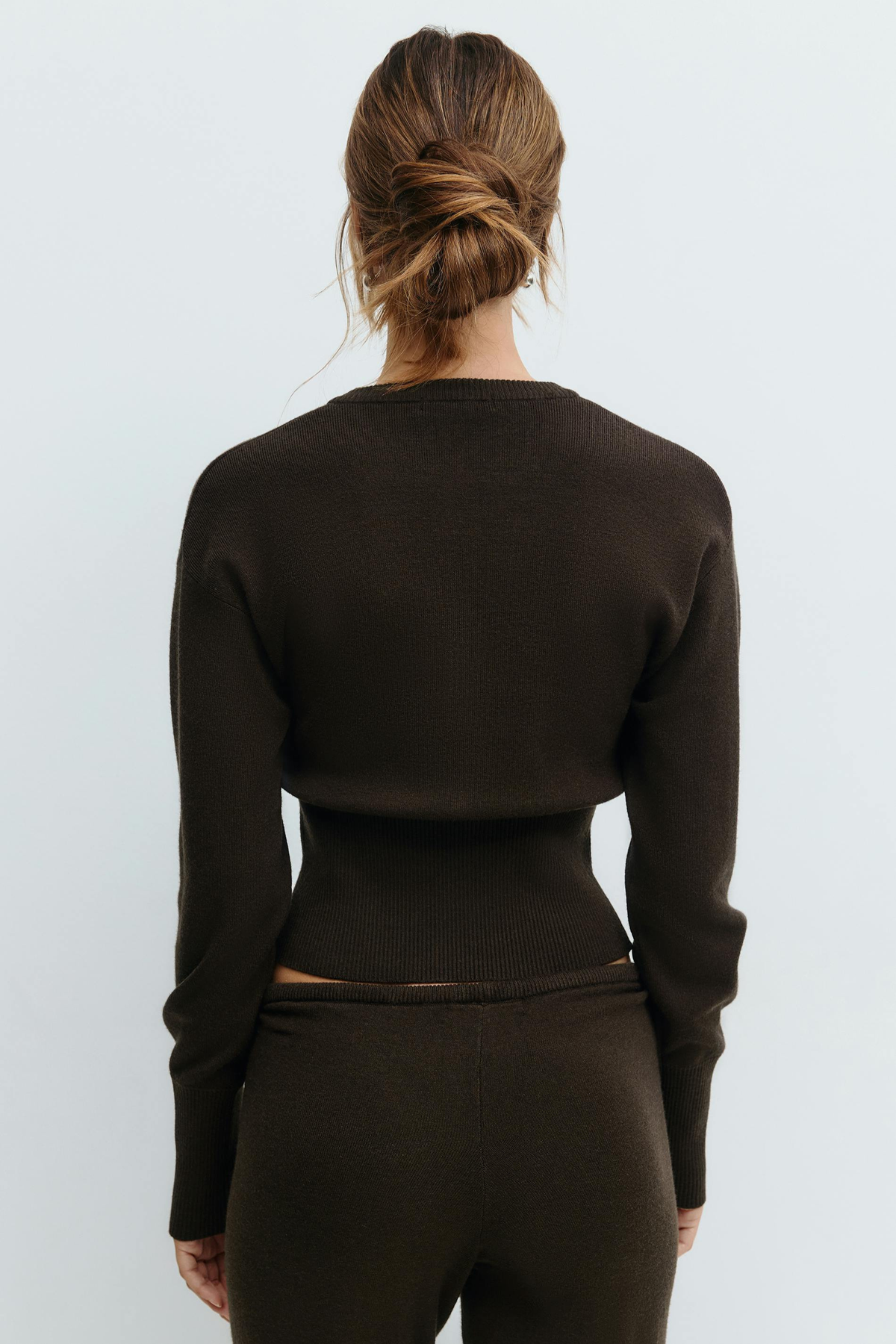 Loovay Maillevie Gebreide Loungeset met Wijde Broek