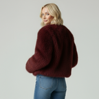 Faux Fur Jas met Zachte Voering en Elegante Pasvorm