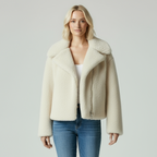 Faux Fur Jas met Zachte Voering en Elegante Pasvorm