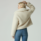 Faux Fur Jas met Zachte Voering en Elegante Pasvorm
