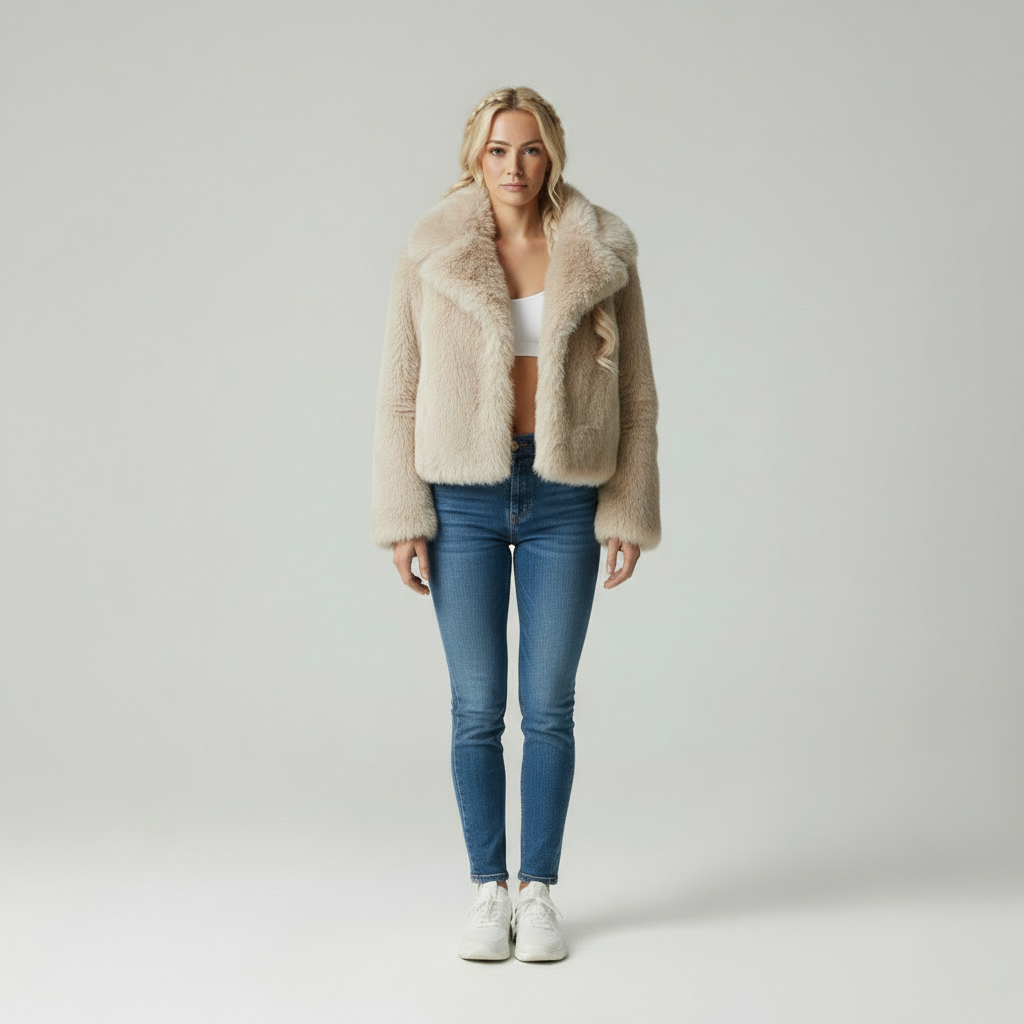 Évianne – Zachte imitatiebontjas voor dames