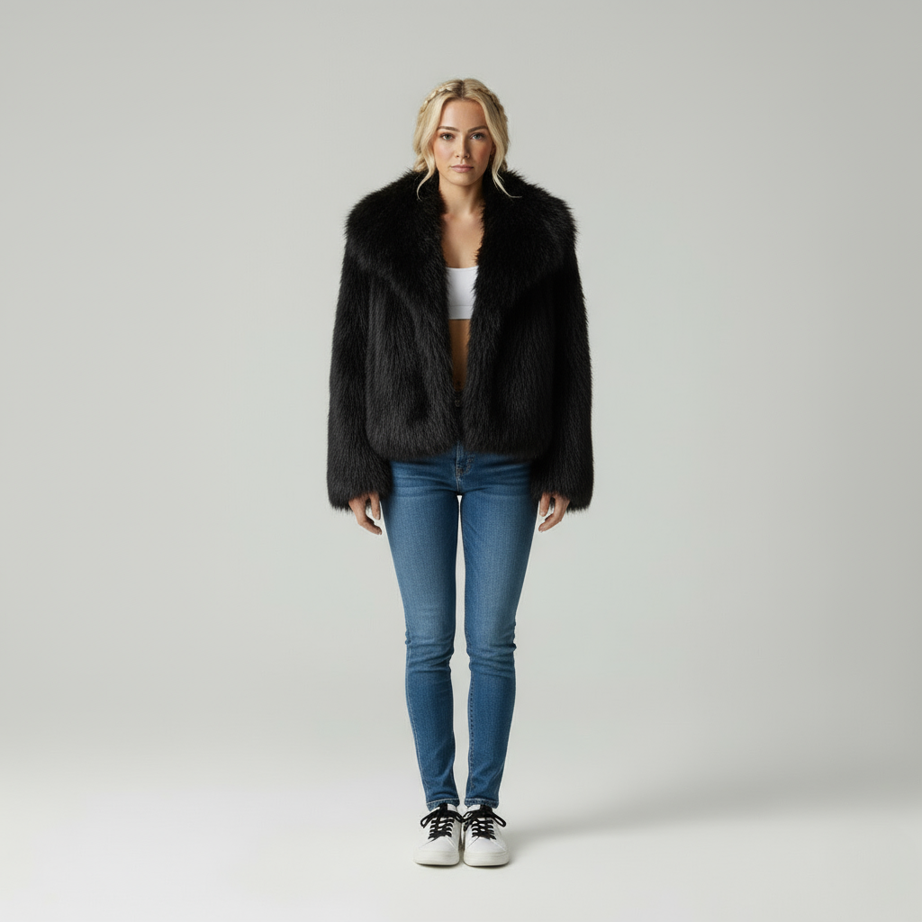 Évianne – Zachte imitatiebontjas voor dames