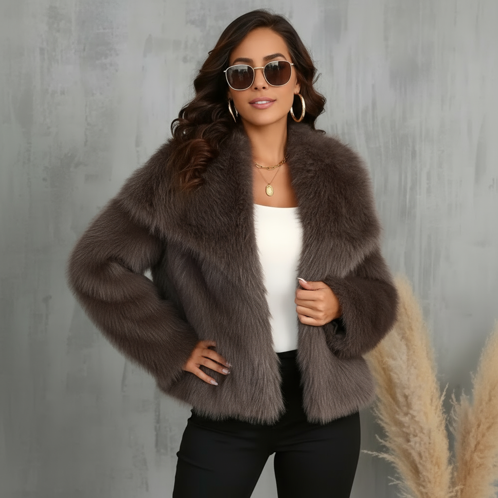 Évianne – Zachte imitatiebontjas voor dames