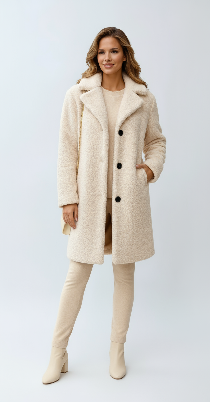 Noelle – Luxe teddy jas voor dames