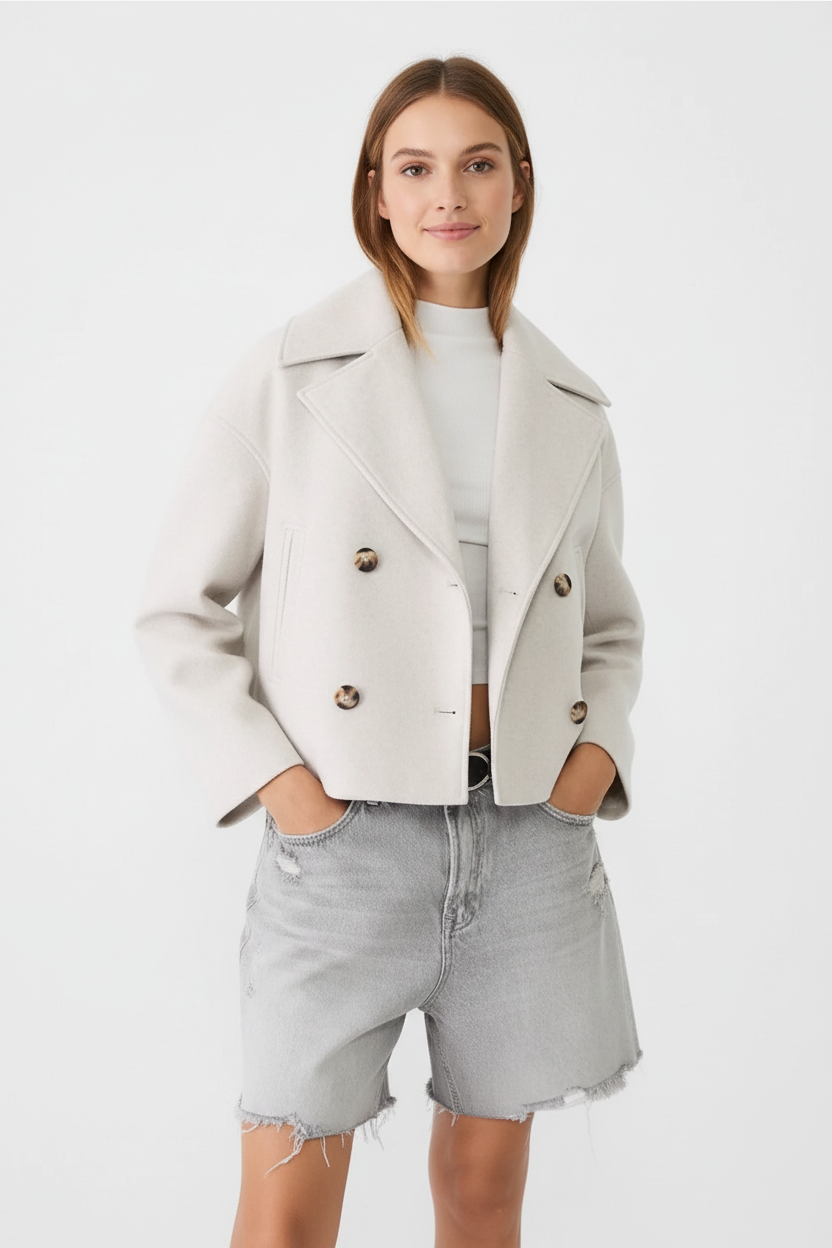 Maxime – Tijdloos cropped jasje met elegante snit