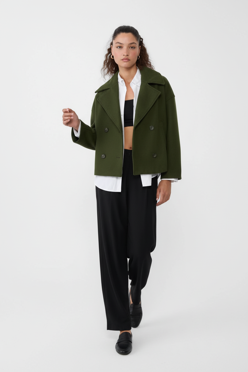 Maxime – Tijdloos cropped jasje met elegante snit