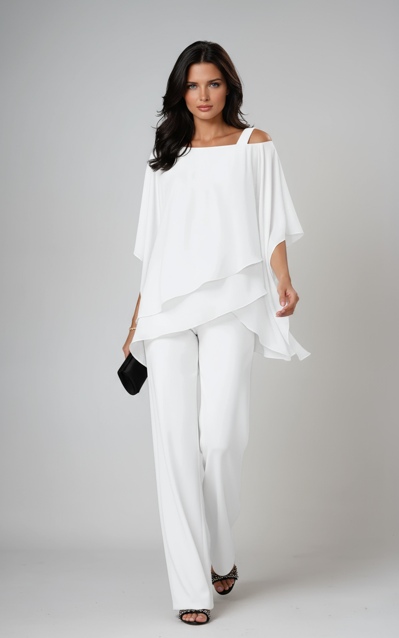 Mariella - Tweedelige gelaagde set met elegante pasvorm