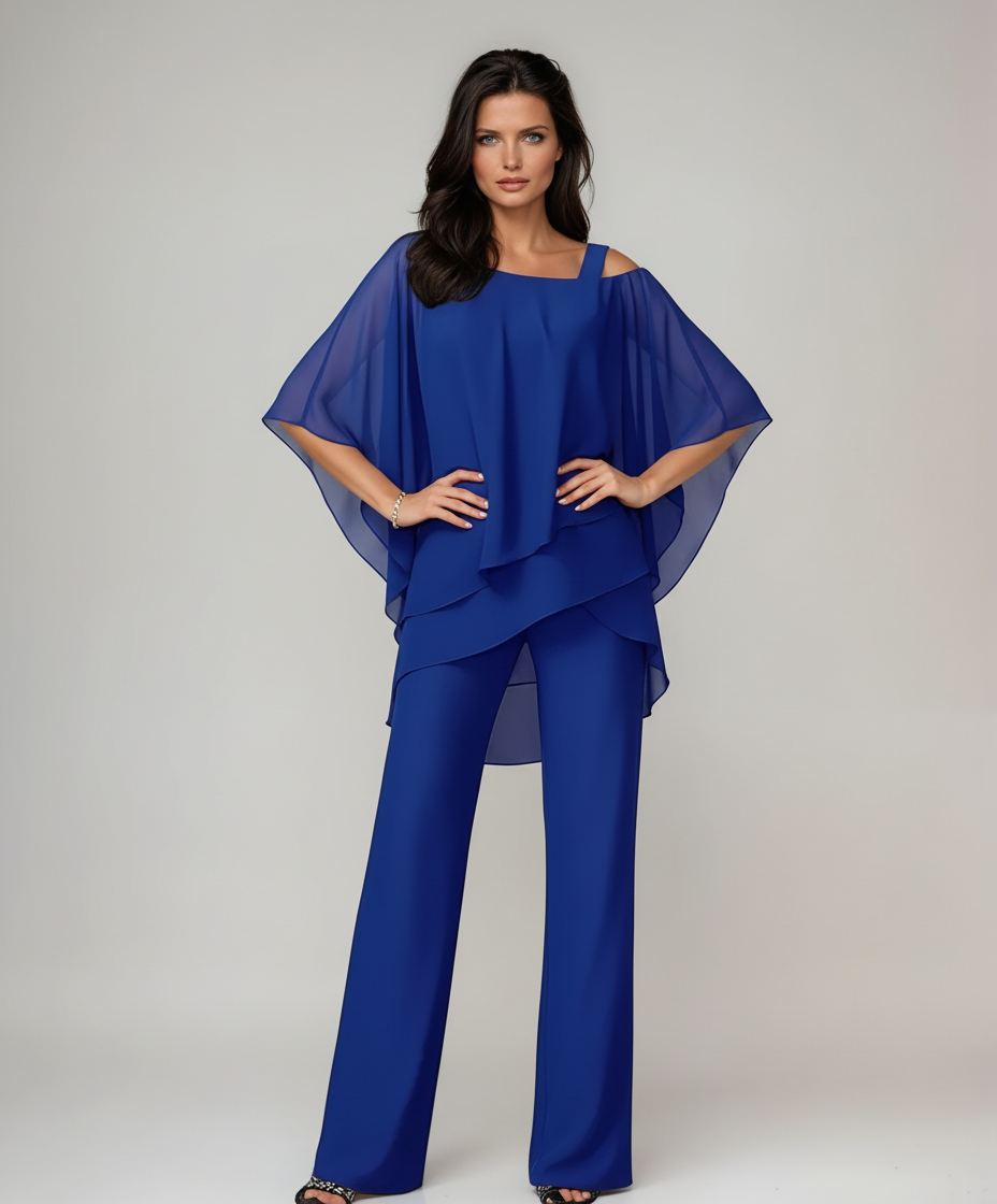 Mariella - Tweedelige gelaagde set met elegante pasvorm