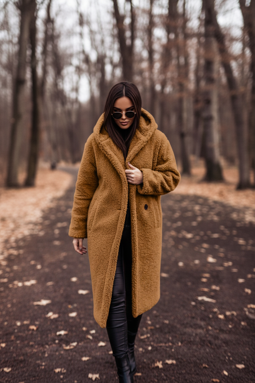 Elodie - Warme Wolblend Jas met Tijdloze Elegantie