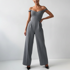 Elegante 3-delige set – blazer, broek & corset-stijl top