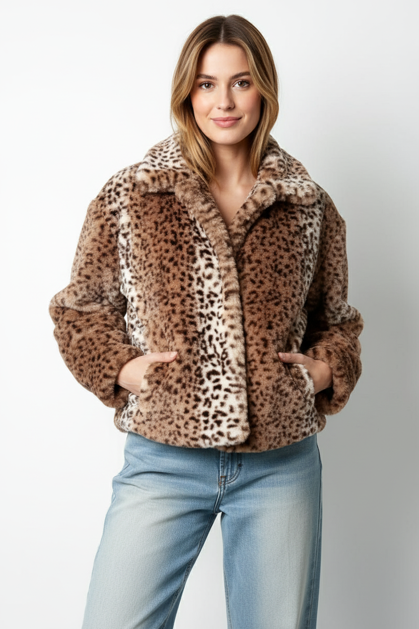 Savannah - Luipaardprint Jas, Stijlvol, Comfortabel & Onweerstaanbaar Trendy