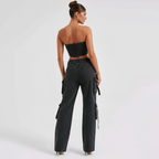 Loovay Varella Set, Cargo Denim Co-ord