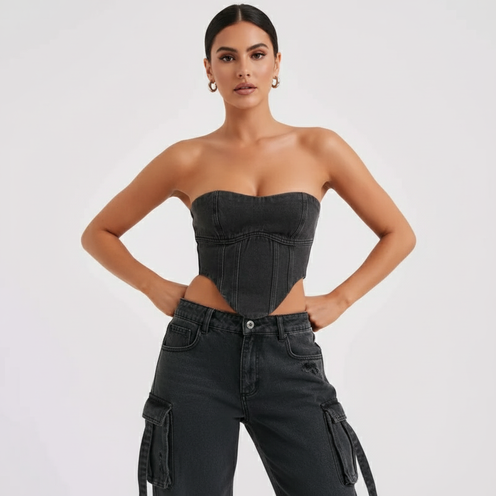 Jutta - Relaxed Fit Cargo Jeans, Stoer, Comfortabel & Trendy