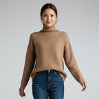 Zachte Coltrui – Elegante en Comfortabele Gebreide Trui