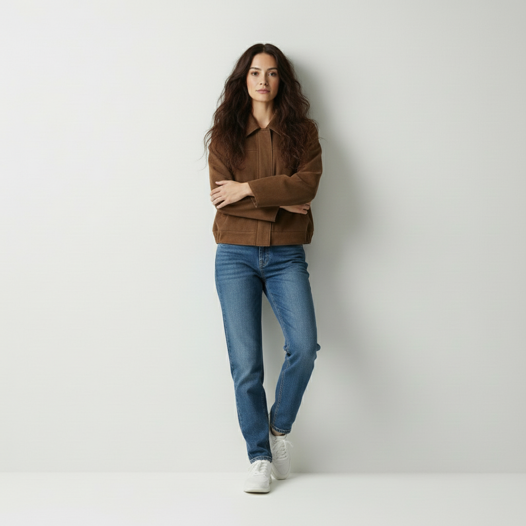 Elara - Oversized Suèdelook Jas, Warm, Luxe & Effortless Chic