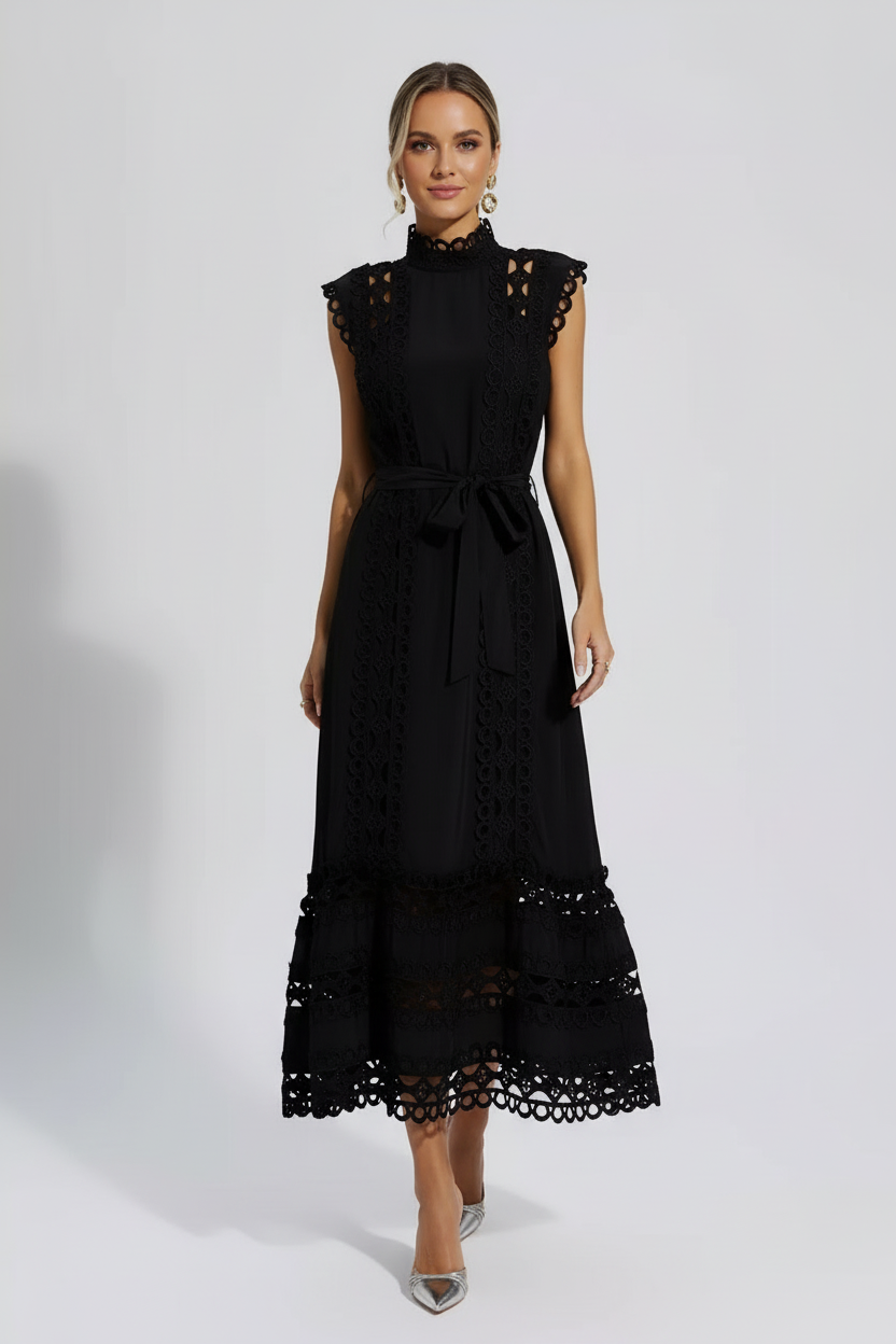 Loovay Celeste Jurk, Laser Cut Details