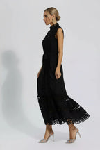Loovay Celeste Jurk, Laser Cut Details
