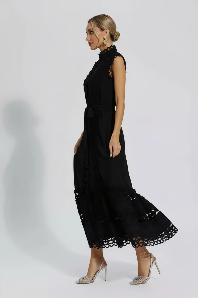 Loovay Celeste Jurk, Laser Cut Details