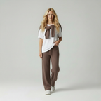 Loovay Still, Gebreide Coltrui en Broek Set