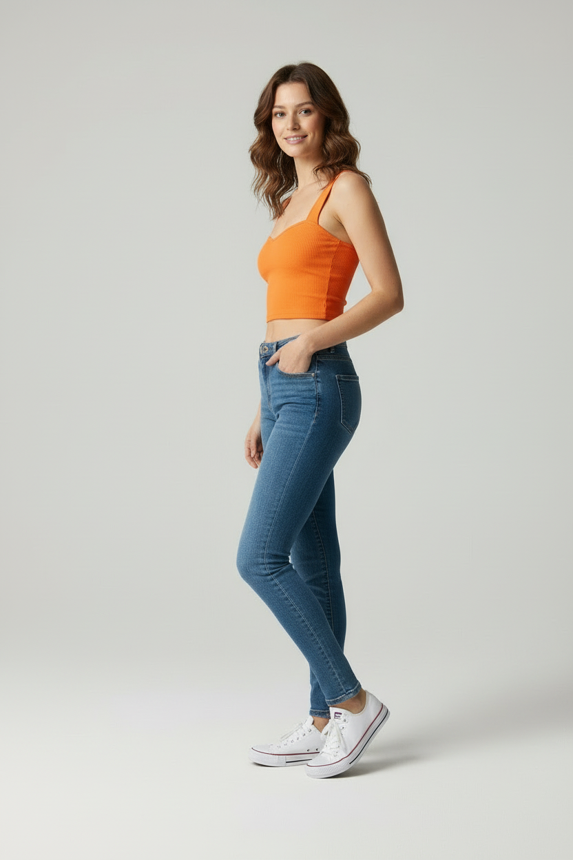 Loovay Aria Top, Sweetheart Halslijn