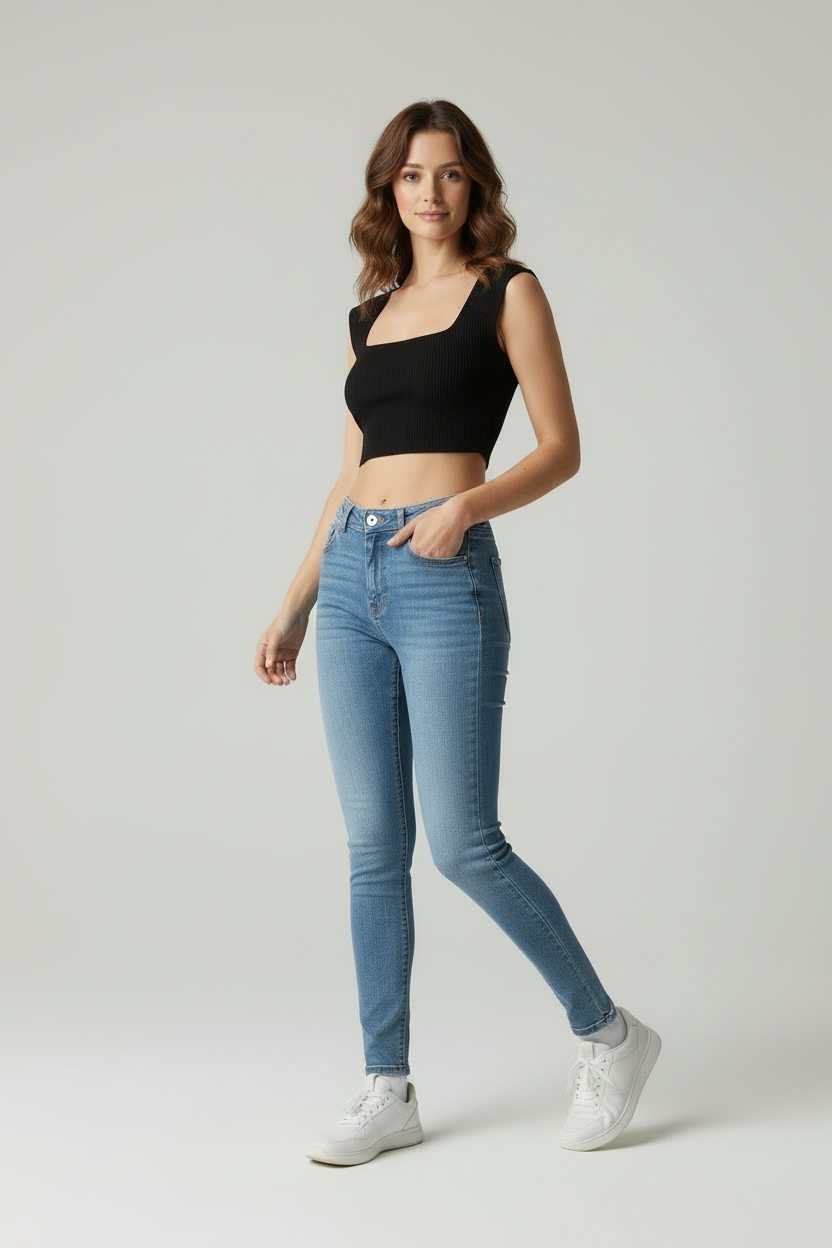 Loovay Aria Top, Sweetheart Halslijn