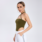 Chic Criss-Cross - Moderne Vrouwen Halter Top