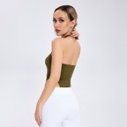 Chic Criss-Cross - Moderne Vrouwen Halter Top