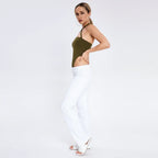 Chic Criss-Cross - Moderne Vrouwen Halter Top