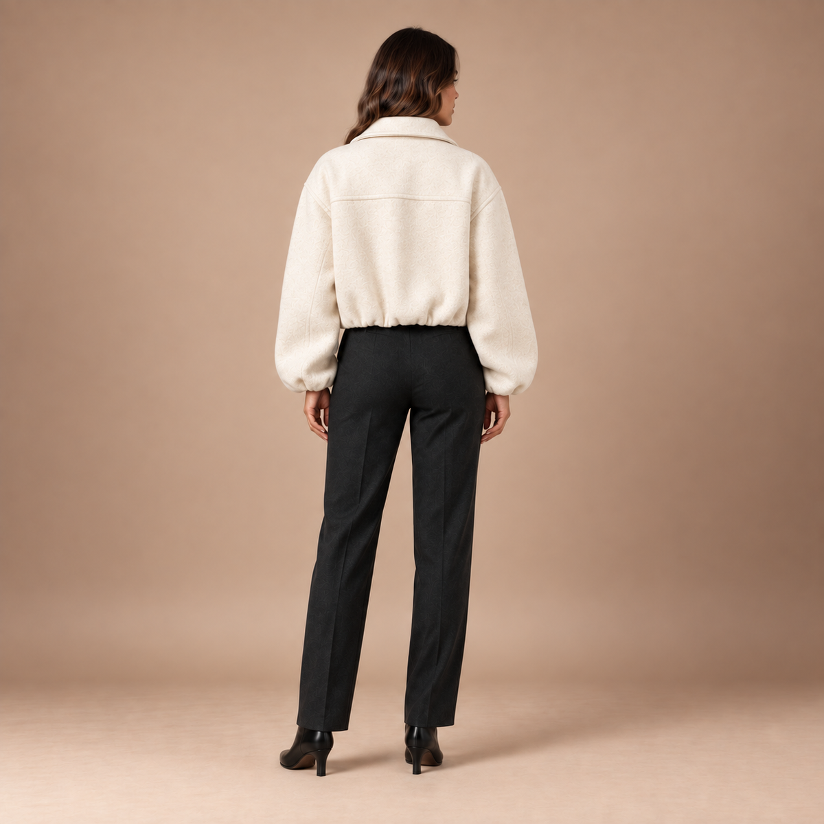 Loovay Larelle Tweedlook Blouson Jas