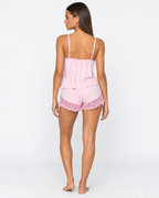 Loovay Secrette Pyjamaset met Bloemenkant