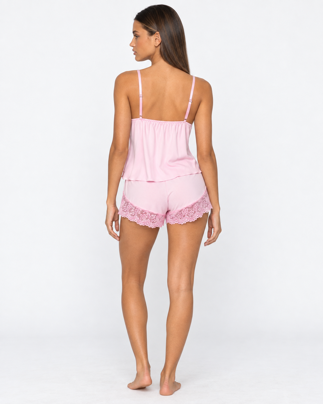 Loovay Secrette Pyjamaset met Bloemenkant