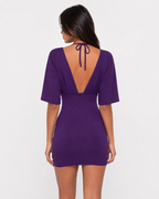 Loovay Mirelune Mini Jurk met Open Rug
