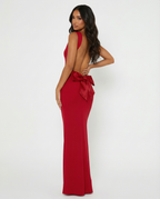 Loovay Fleurina Maxi Jurk met Open Rug