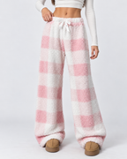 Loovay Damier Teddy Lounge Broek