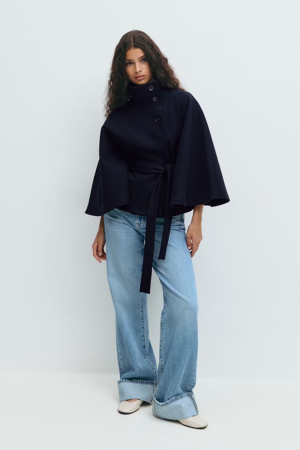 Loovay Serivora Cape Jas met Tailleceintuur