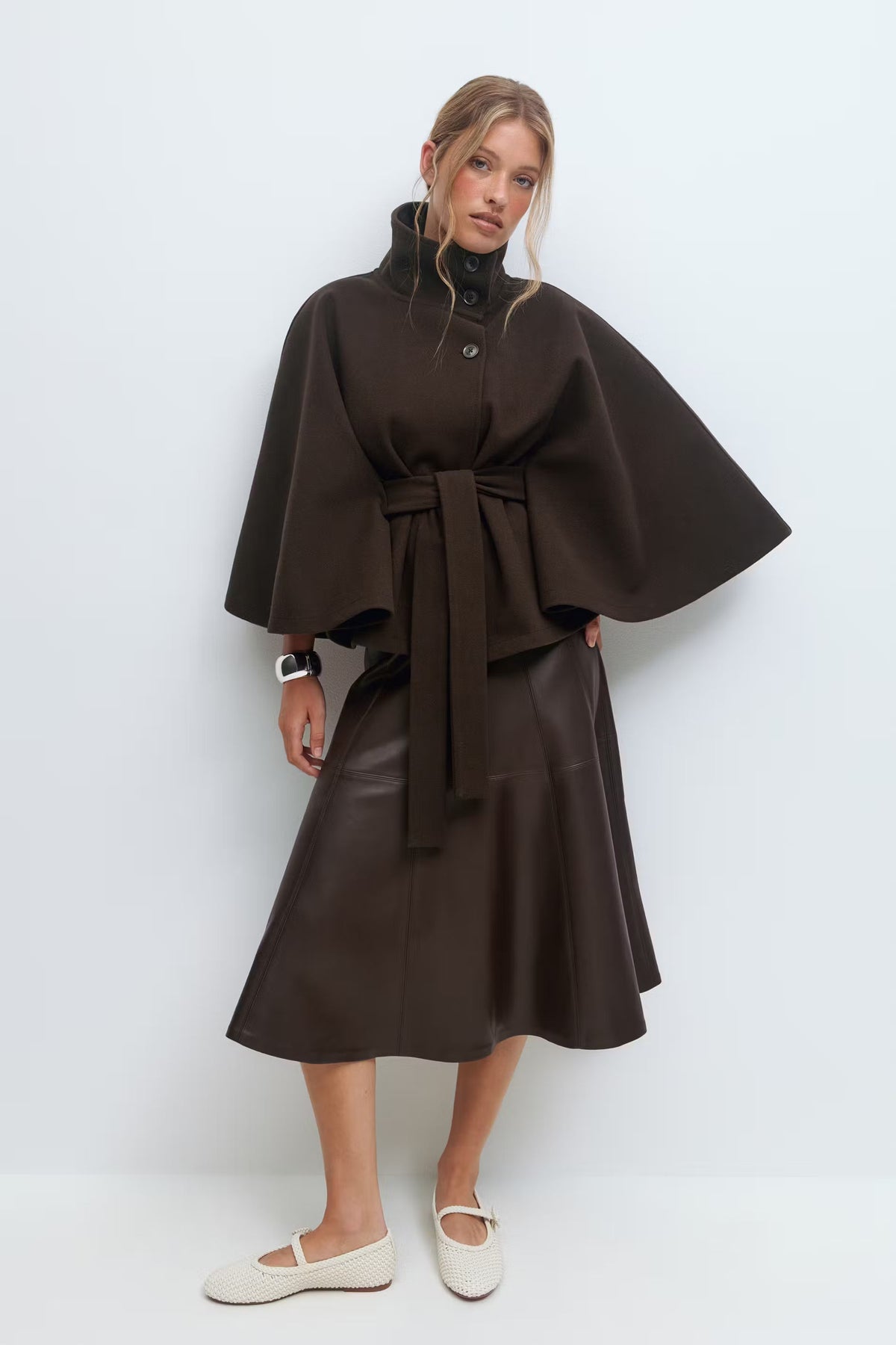 Loovay Serivora Cape Jas met Tailleceintuur