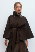 Loovay Serivora Cape Jas met Tailleceintuur