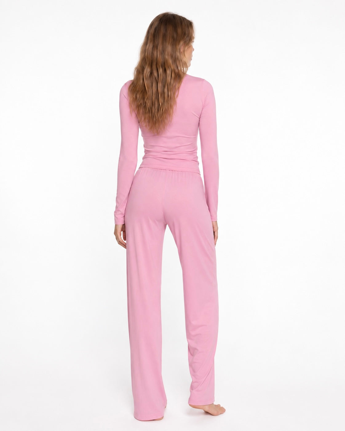 Loovay Rêverose Loungeset met Wijde Broek