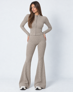 Loovay Maillora Gebreide Set met Ritsvest