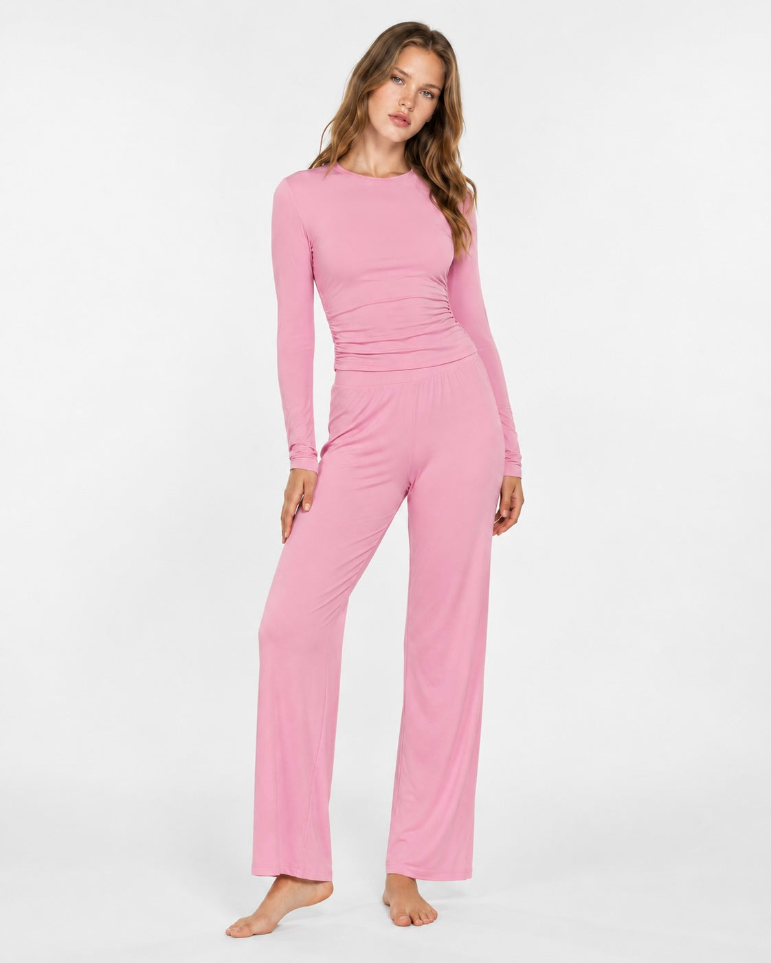 Loovay Rêverose Loungeset met Wijde Broek