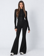 Loovay Maillora Gebreide Set met Ritsvest
